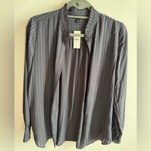 Ann Taylor grey blouse. Brand new